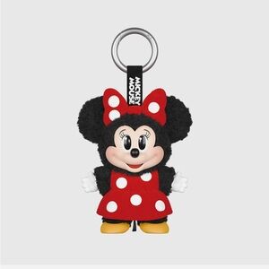 Disney Minnie Mouse Keychain - Black and Red